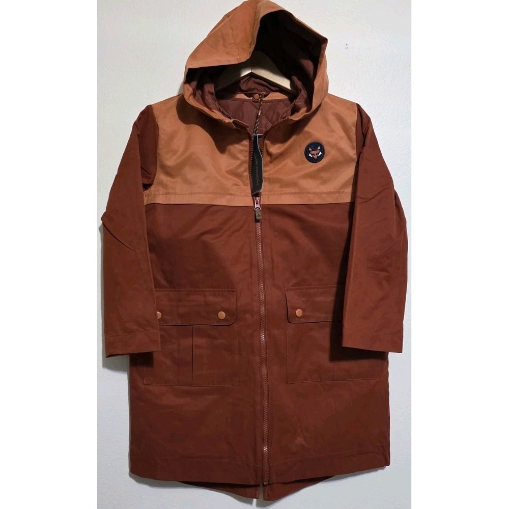 The Sunday Collective Coat 10Y Kids 2-in-1 Vest Orange‎ Henna Light Jacket Rain